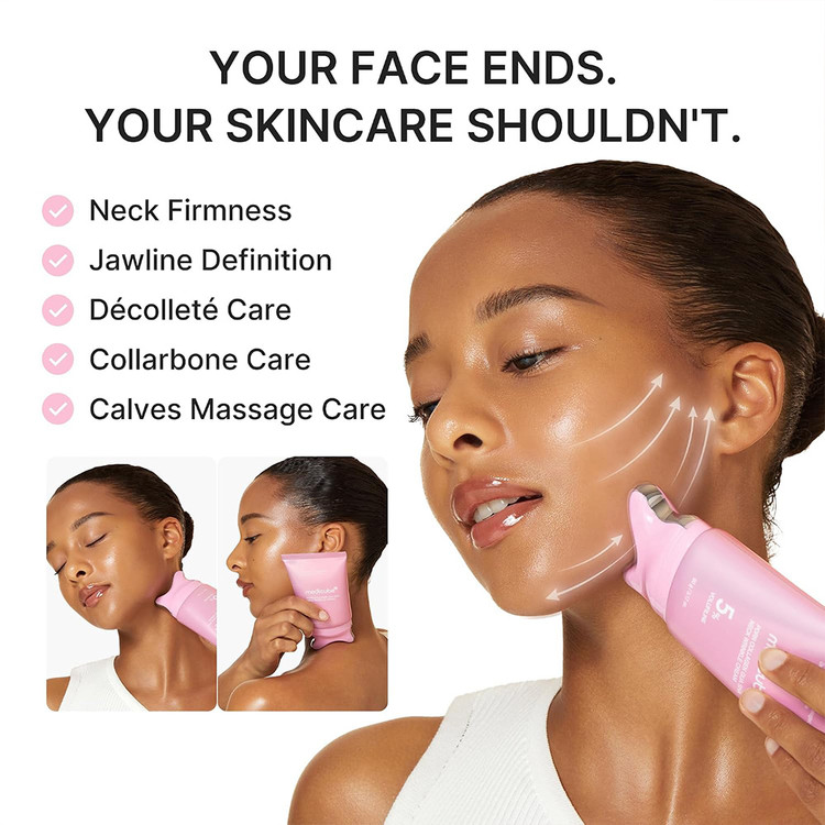 کرم ضد چروک گردن کلاژن و PDRN مدی کیوب مدل Gua Sha